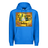 True Royal Western Y'all Gonna Learn Today Premium Hoodie - LillyAllenDesigns