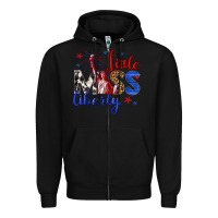 Black little miss liberty billie wilder Zipper Hoodie - texasbilliewilder