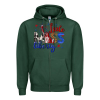 Sports Green little miss liberty billie wilder Zipper Hoodie - texasbilliewilder