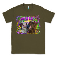Army Green Mardi Gras Heifers Classic Tee - RanaPortraitStore