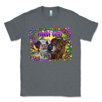Charcoal Heather Mardi Gras Heifers Classic Tee - RanaPortraitStore