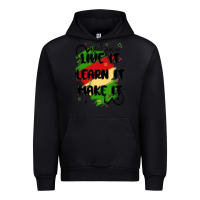 Black 365 days Urban Hoodie - MaliasSmallBusiness
