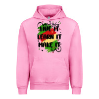 Fuchsia Pink 365 days Urban Hoodie - MaliasSmallBusiness