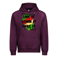 Mauve Wine 365 days Urban Hoodie - MaliasSmallBusiness