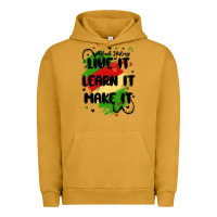Pigment Peanut Butter 365 days Urban Hoodie - MaliasSmallBusiness