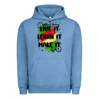 Pigment Pebble Blue 365 days Urban Hoodie - MaliasSmallBusiness