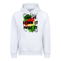 White 365 days Urban Hoodie - MaliasSmallBusiness