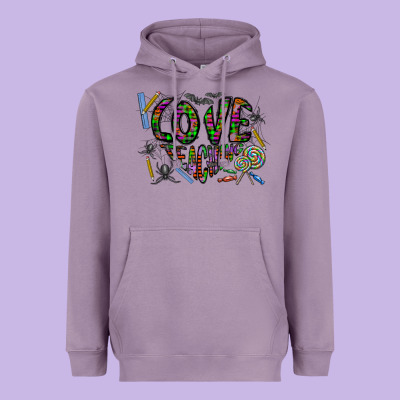 I Love Teaching Heavyweight Hoodie Designed By Cowhidedigitalart