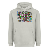 Moon Dust i love teaching Heavyweight Hoodie - CowhideDigitalArt