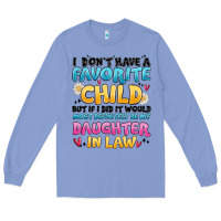 Colony Blue i don't have a favorite child Long Sleeve Tee - MaliasSmallBusiness