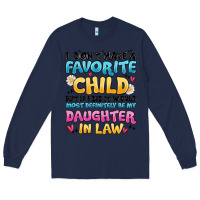 Navy i don't have a favorite child Long Sleeve Tee - MaliasSmallBusiness