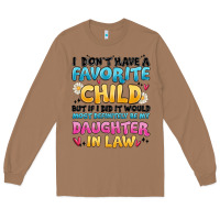 Toasted Coconut i don't have a favorite child Long Sleeve Tee - MaliasSmallBusiness