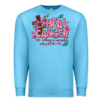 Ocean Blue heal cancer Premium Sweatshirt - AdoDesignShop