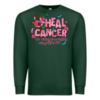 Sports Green heal cancer Premium Sweatshirt - AdoDesignShop