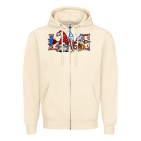 Sandshell love 4th july with gnome billie wilder Zipper Hoodie - texasbilliewilder