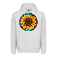 Dove Grey sunflower christmas ornament Premium Hoodie - Jasminsmagicworld