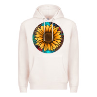 Pale Pink sunflower christmas ornament Premium Hoodie - Jasminsmagicworld
