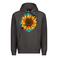 Smoke sunflower christmas ornament Premium Hoodie - Jasminsmagicworld