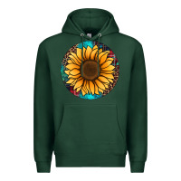 Sports Green sunflower christmas ornament Premium Hoodie - Jasminsmagicworld