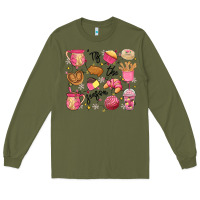 Army Green mexican christmas'tis the season Long Sleeve Tee - MaliasSmallBusiness