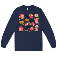 Navy mexican christmas'tis the season Long Sleeve Tee - MaliasSmallBusiness