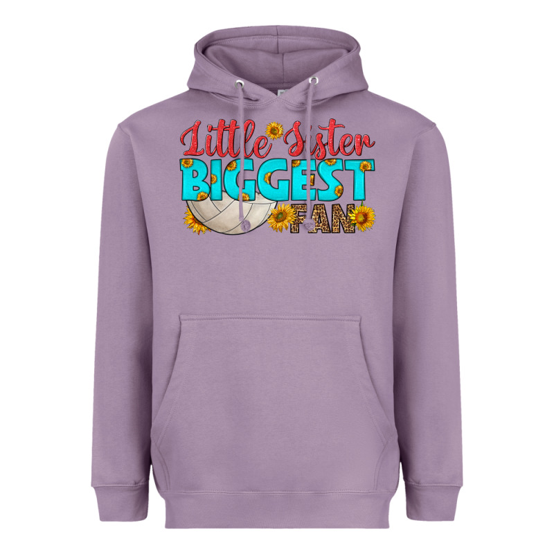 Little Sister Biggest Fan Heavyweight Hoodie by HRA Design Shop | Teevron