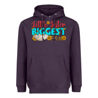 Plum little sister biggest fan Heavyweight Hoodie - HRA Design Shop
