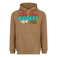 Toasted Coconut little sister biggest fan Heavyweight Hoodie - HRA Design Shop