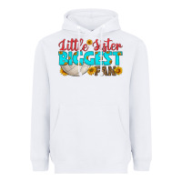 White little sister biggest fan Heavyweight Hoodie - HRA Design Shop