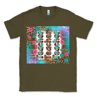 Army Green teacher gemstone and pink flower tumbler Classic Tee - BundleAndBundleShop
