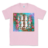 Bubblegum Pink teacher gemstone and pink flower tumbler Classic Tee - BundleAndBundleShop