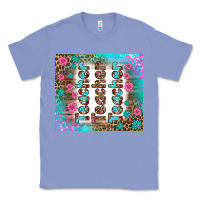 Colony Blue teacher gemstone and pink flower tumbler Classic Tee - BundleAndBundleShop