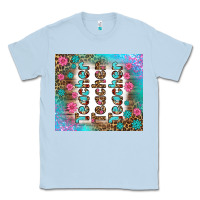 Dusty Blue teacher gemstone and pink flower tumbler Classic Tee - BundleAndBundleShop