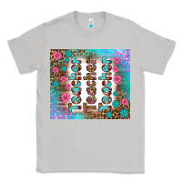 Moon Dust teacher gemstone and pink flower tumbler Classic Tee - BundleAndBundleShop