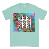 Seafoam teacher gemstone and pink flower tumbler Classic Tee - BundleAndBundleShop