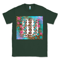 Sports Green teacher gemstone and pink flower tumbler Classic Tee - BundleAndBundleShop