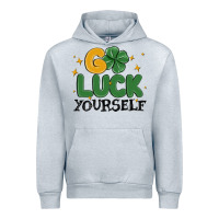 Heather Grey go luck yourself Urban Hoodie - MaliasSmallBusiness