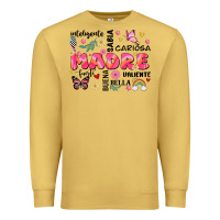 Antique Gold ella es mama Premium Sweatshirt - JahusDesignShop