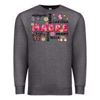 Charcoal Heather ella es mama Premium Sweatshirt - JahusDesignShop