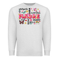 Oatmeal Heather ella es mama Premium Sweatshirt - JahusDesignShop