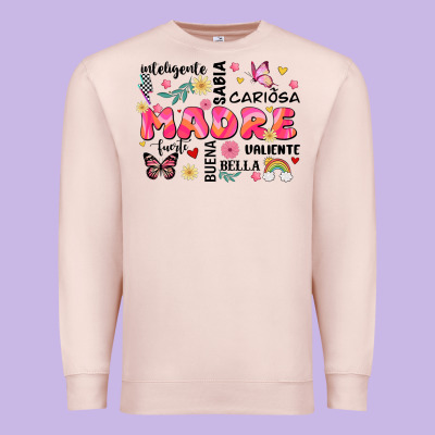 Ella Es Mama Premium Sweatshirt Designed By Jahusdesignshop
