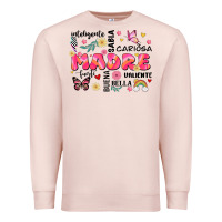 Pale Pink ella es mama Premium Sweatshirt - JahusDesignShop