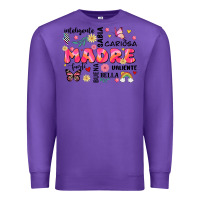 Purple ella es mama Premium Sweatshirt - JahusDesignShop
