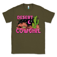 Army Green desert cowgirl Classic Tee - Zillion Design Studio
