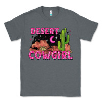 Charcoal Heather desert cowgirl Classic Tee - Zillion Design Studio