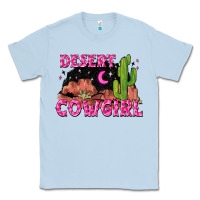 Dusty Blue desert cowgirl Classic Tee - Zillion Design Studio