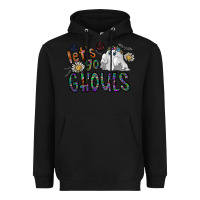 Black let's go ghouls Heavyweight Hoodie - CowhideDigitalArt