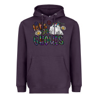 Plum let's go ghouls Heavyweight Hoodie - CowhideDigitalArt
