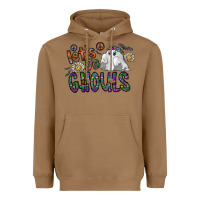 Toasted Coconut let's go ghouls Heavyweight Hoodie - CowhideDigitalArt