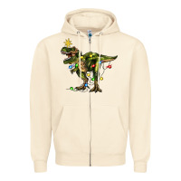 Sandshell tree rex christmas Zipper Hoodie - Zillion Design Studio